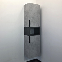 Шкаф-колонна Франкфурт-40 бетон светлый