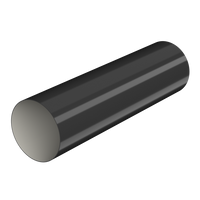 Труба ТН ПВХ Макси D 100 мм, длина 1 м, антрацит (черный)