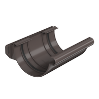 Соединитель желоба ТН ПВХ Макси D 152 мм, коричневый (12 шт/упак.)