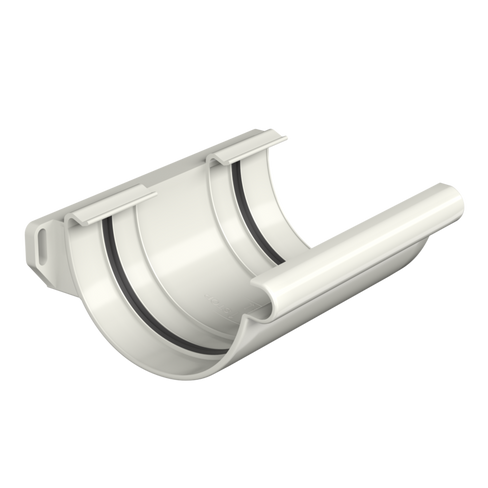 Соединитель желоба ТН ПВХ Макси D 152 мм, белый (12 шт/упак.)