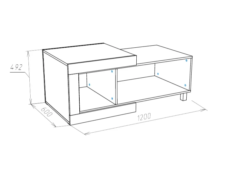 Генезис стол журнальный от компании Фабрика Мебели купить в городе ...