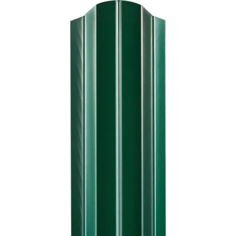 Штакетник односторонний ЭКО-М 76мм 1.5 м 6005 зеленый Без бренда Эконом
