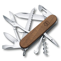 Складной нож Victorinox Huntsman Wood, функций: 13, 91мм, дерево, коробка картонная [1.3711.63]
