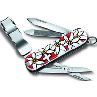 Складной нож Victorinox Nail Clip 580, функций: 8, 65мм, белый, коробка подарочная [0.6463.840]