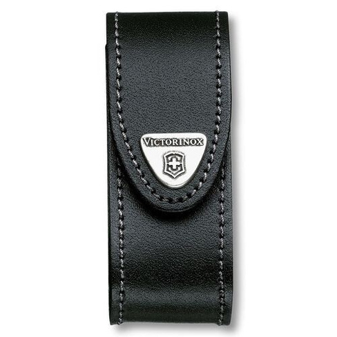 Чехол Victorinox Leather Belt Pouch, кожа натуральная, черный, без упаковки [4.0520.31]