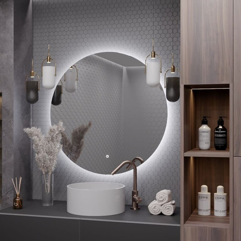 Круглое зеркало для ванной ALIAS Муза
