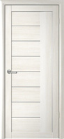Дверь межкомнатная экошпон Марсель, белый кипарис, стекло мателюкс