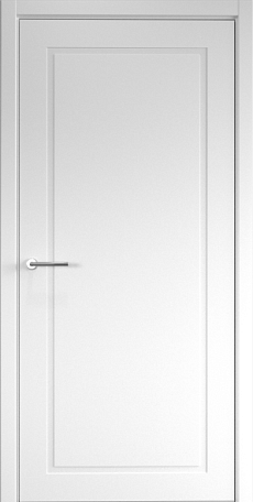 Дверь межкомнатная Неоклассика-1, эмаль, белый