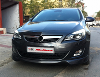 Передняя нижняя юбка под покраску V2 Opel Astra J 2010-2017 HB