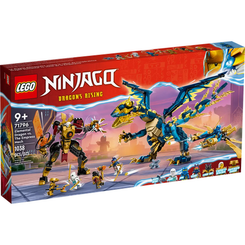 Конструктор LEGO Ninjago 71796 Elemental Dragon vs. The Empress Mech, 1038 дет.