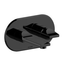 Смеситель Bossini APICE для раковины встраиваемый, однорычажный, излив 180 мм, чёрный матовый (Z00549.073), без внутренн