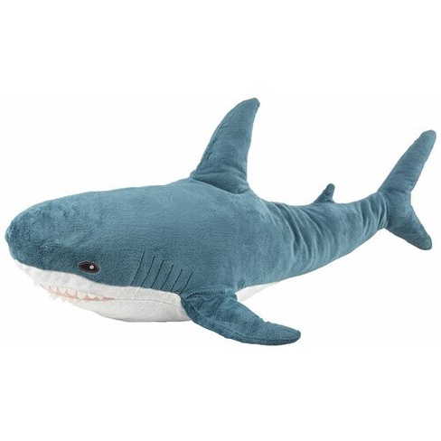 Мягкая игрушка акула 140см/ синяя акула/ игрушка-подушка/ плюшевая игрушка AngelToys