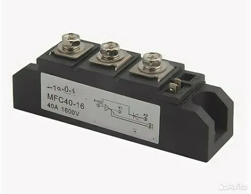 Диодно-тирристорный модуль MFC 40A 800V (зу елпуль