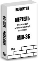 Мертель огнеупорный алюмосиликатный шамотный Марка МШ-36 Вермитэк 20 кг