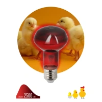 Инфракрасная лампа Эра для животных ИКЗК Е27 230-60 R63 Е27 ЭРА ИКЗК 230-60 R63 Е27
