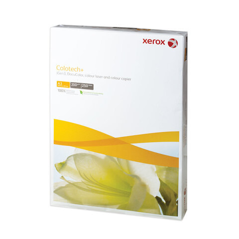 Бумага XEROX COLOTECH PLUS А3 200 г/м2 250 л. для полноцветной лазерной печати А++ Австрия 170% CIE 003R97968