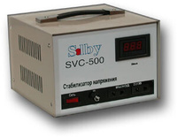 Стабилизатор напряжения однофазный электромеханический Solby SVC-500 (Solpi)