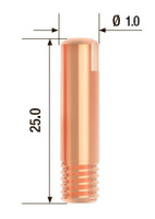 FUBAG Контактный наконечник M6х25 мм ECU D=1.0 мм (25 шт.)