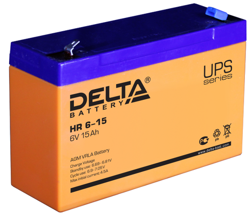 Аккумулятор Delta HR 6-15