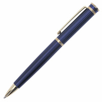 Ручка подарочная шариковая BRAUBERG Perfect Blue корпус синий узел 1 мм линия письма 07 мм синяя 141415
