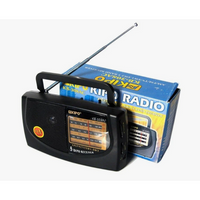 Радио/Радиоприемник/Переносной/Качественный/Компактный/Работа от сети и батареек KIPO