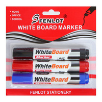 Набор маркеров для доски, 3 цвета, 3 мм, блистер No brand