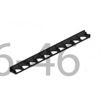 Бордюр GIDROLICA LINE Б-100.8.4.5 пластиковый черный
