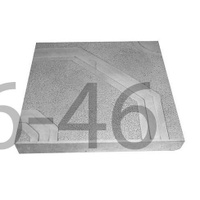 Тротуарная плитка 400х400х50 Фреска Серый
