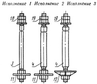 Болты фундаментные с анкерной плитой тип 2.1